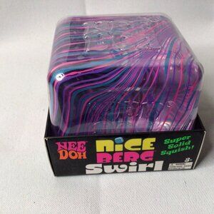 NeeDoh Purple / Blue Nice Berg Swirl Sensory Toy (1 Nice Berg Per Order)